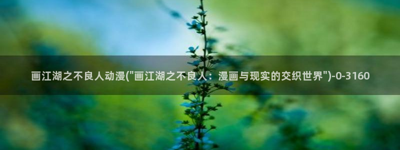 耽美动漫